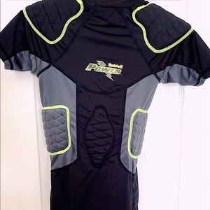 Riddle football compression shirt Youth Medium